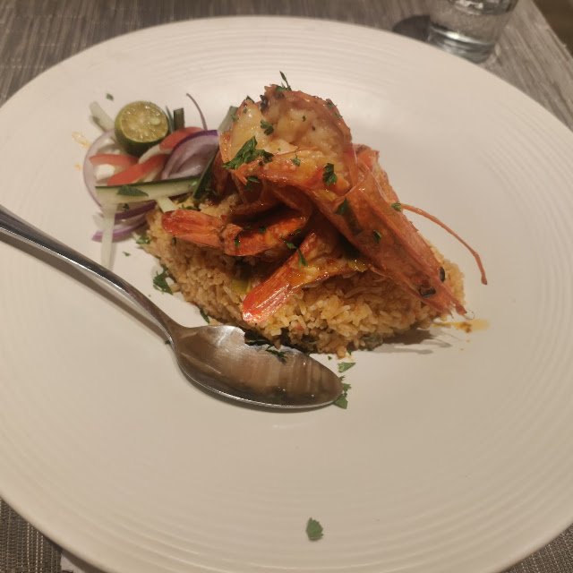 Sisa Bistro · 香辣奶油虾配番茄饭