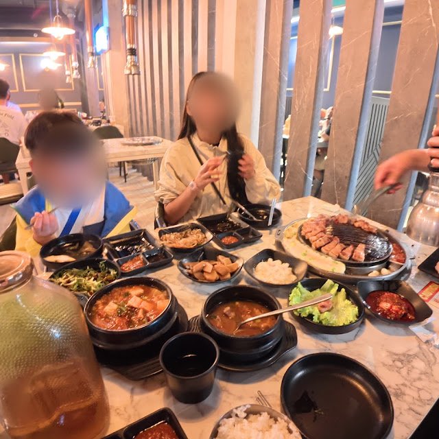 Bohol Don Panglao · 韩式烤肉餐桌实拍