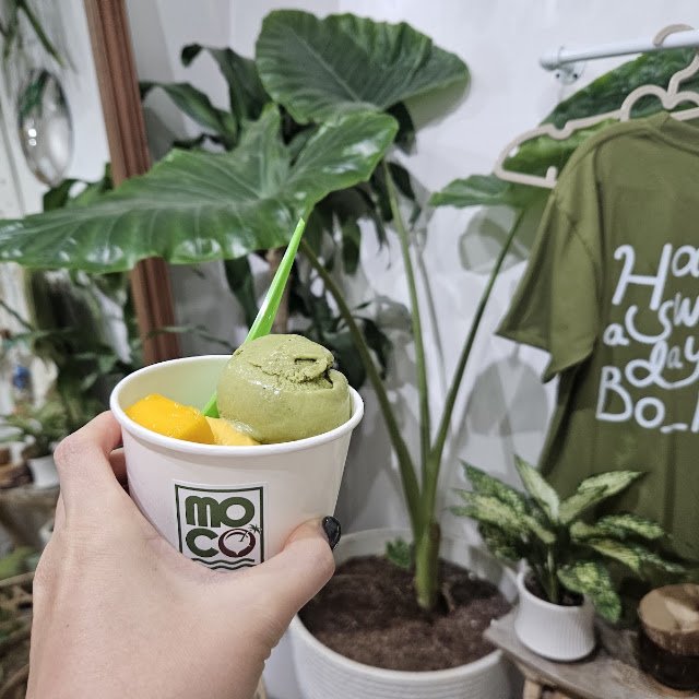 Mocobay · 抹茶冰淇淋配芒果果肉